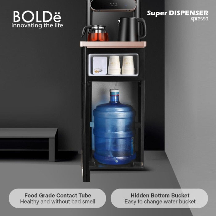 Bolde Smart Water Dispenser Super Dispenser Xpresso 8 L - Black